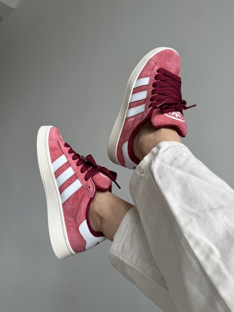 Жіночі кросівки Adidas Campus 00s Pink/White