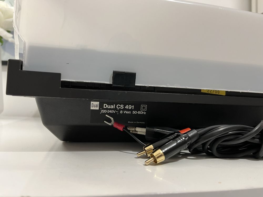 Gramofon Dual CS 491, serwis, nowa pokrywa.