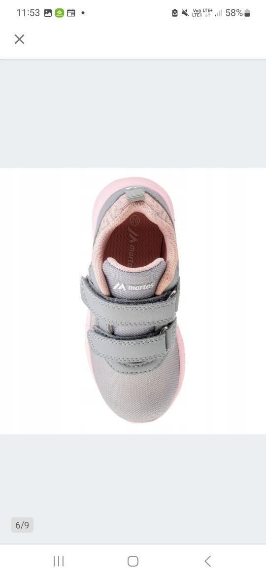 Buty sportowe Martes lekkie rozmiar 23