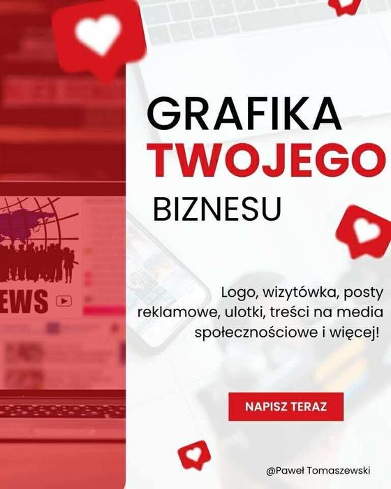 Grafika dla Biznesu(Logo Baner Wizytówka+)