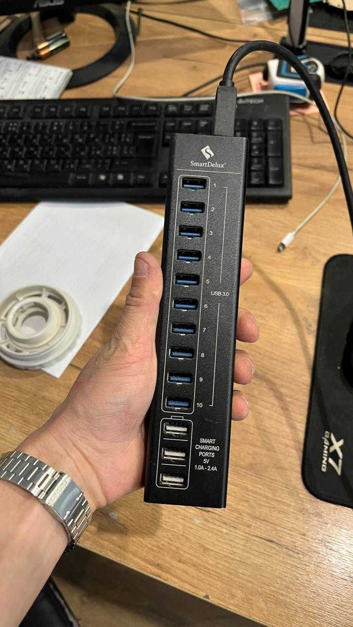 USB-хаб SmartDelux на 13 портов USB 3.0 БУ