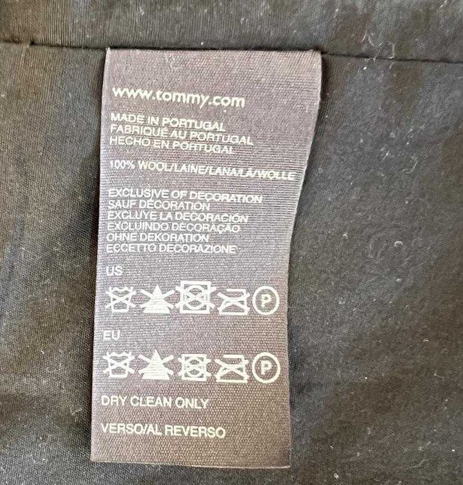Tommy Hilfiger S - M Твідовий Піджак з Налокотниками Блейзер шерстяний