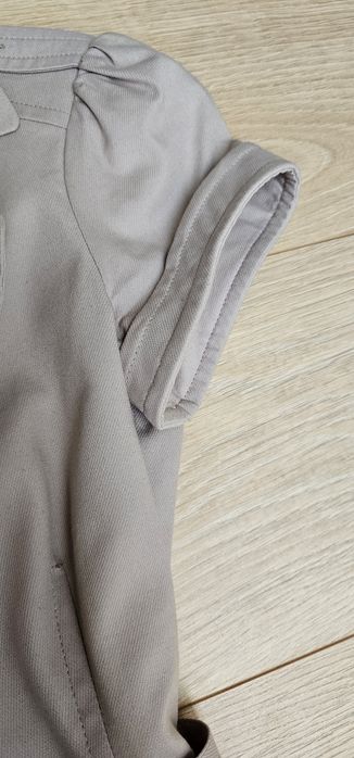 34/36 żakiet beżowy Orsay krótki rękaw pasek S