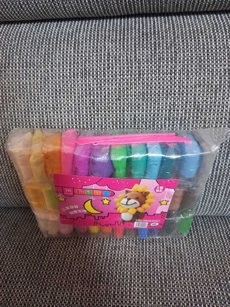 Masa plastyczna magiczna piankolina 36 kolorów w zestawie
