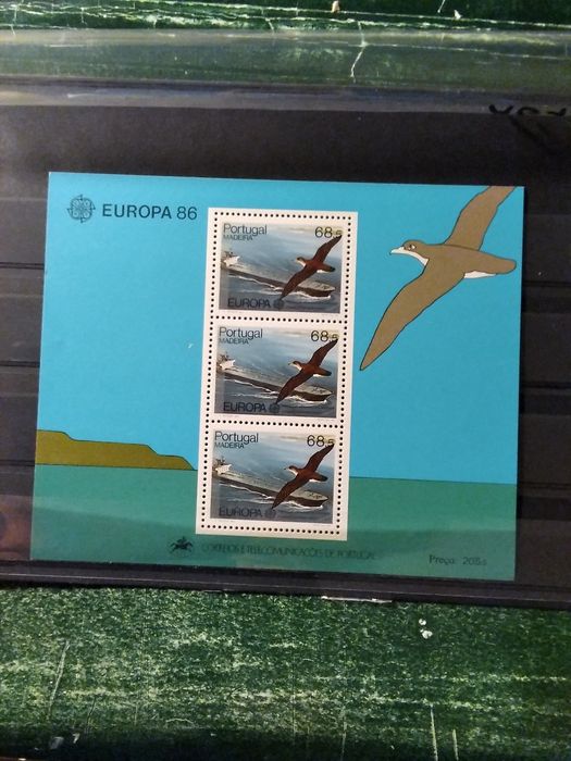 1986 Bloco Europa CEPT Madeira