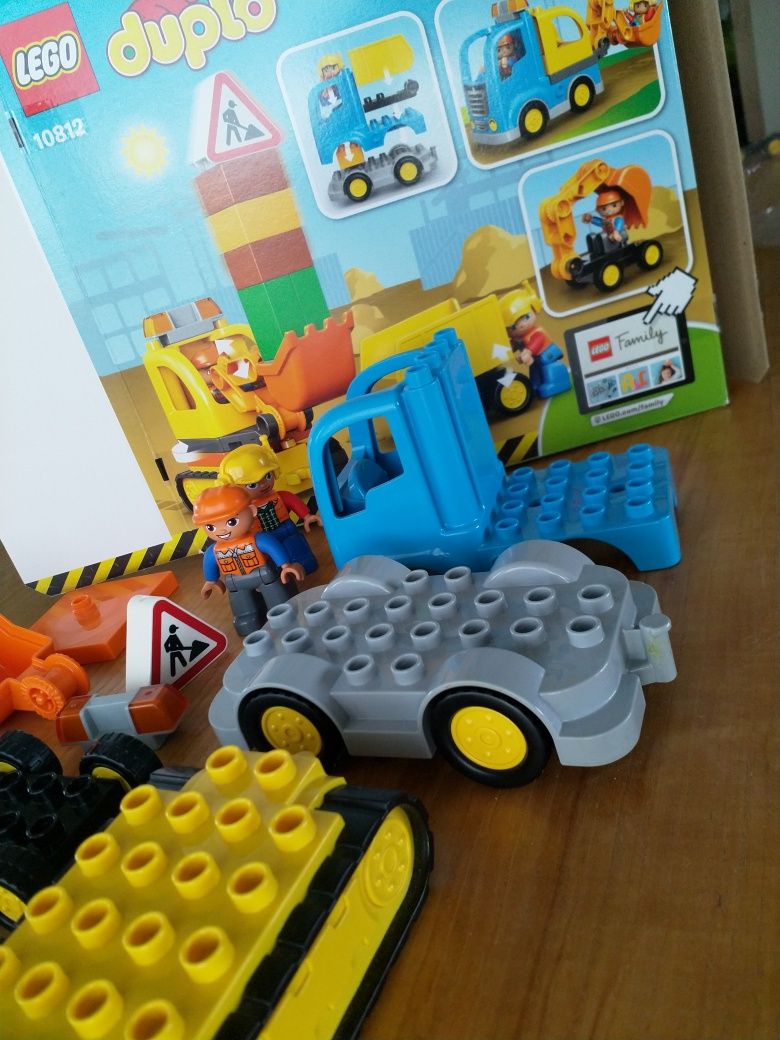 LEGO Duplo 10812 ciężarówka i koparka gąsienicowa