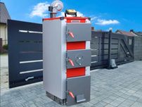 Kocioł 30KW piec na węgiel drewno 250m2 Kotły Pleszew 3kanały Wys0zł
