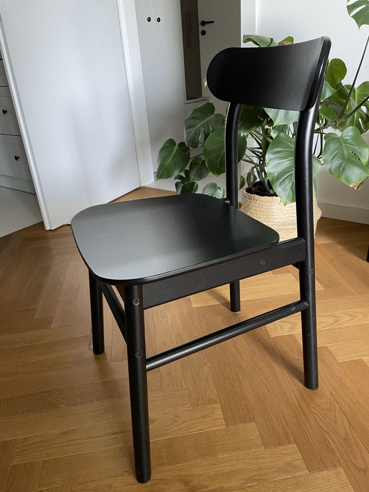 Krzesło IKEA Ronninge czarne 2x