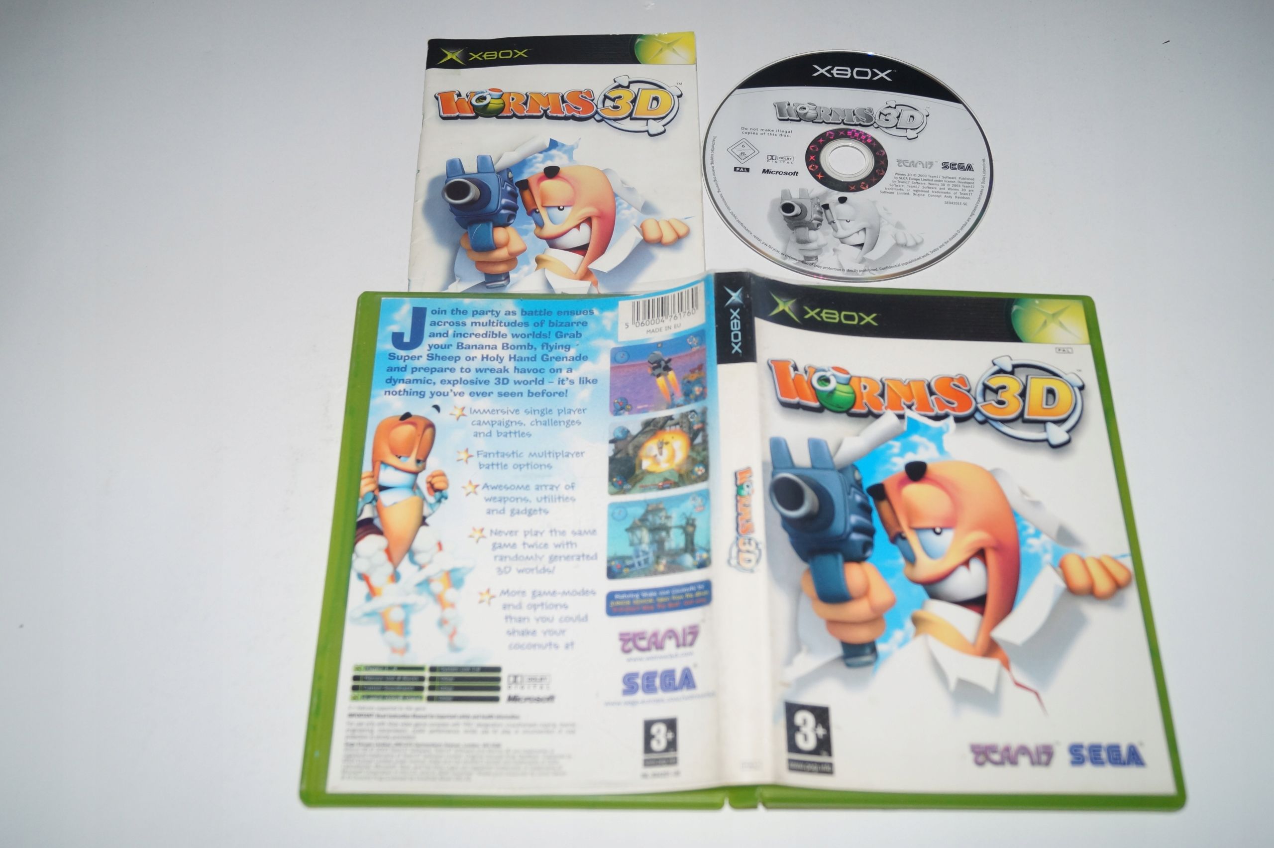 Gra Worms 3D Microsoft Xbox