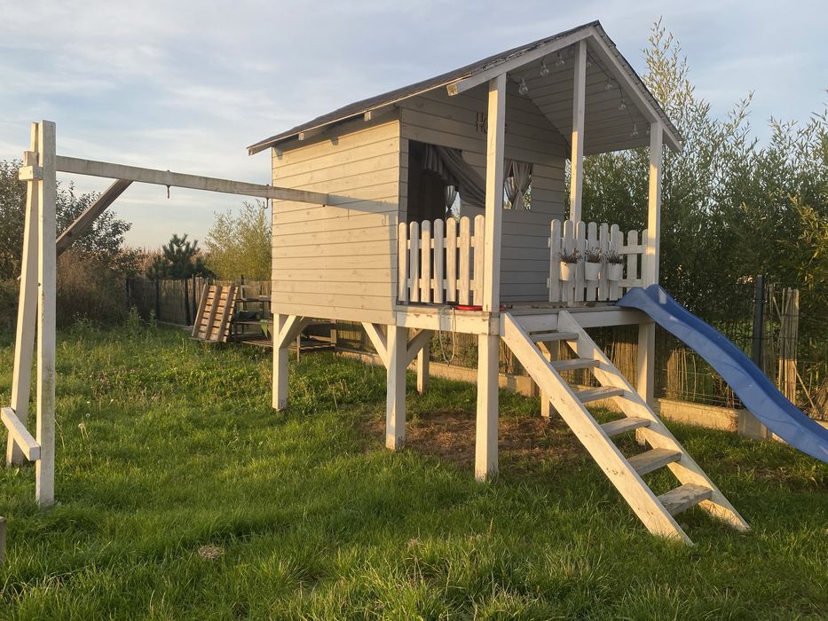 Duzy domek ogrodowy dla dzieci 3x2m