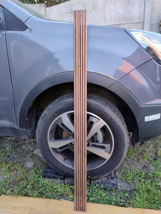 Pręt miedziany (rdzeniowy) do lancy tlenowej 5 stuk