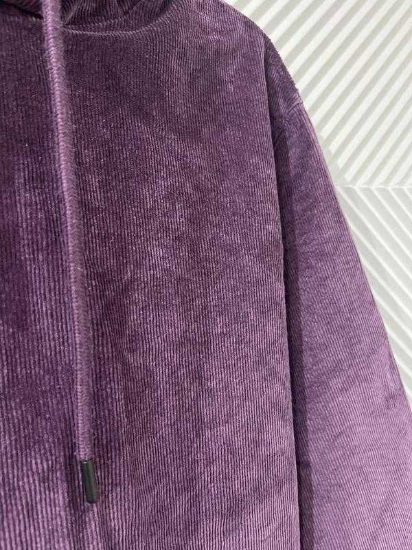 Худі  кофта в рубчик вельвет фіолетовий з капюшоном від wesc unisex