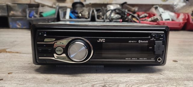 Radio samochodowe radioodtwarzacz JVC KD-R711 bluetooth 2xusb AUX