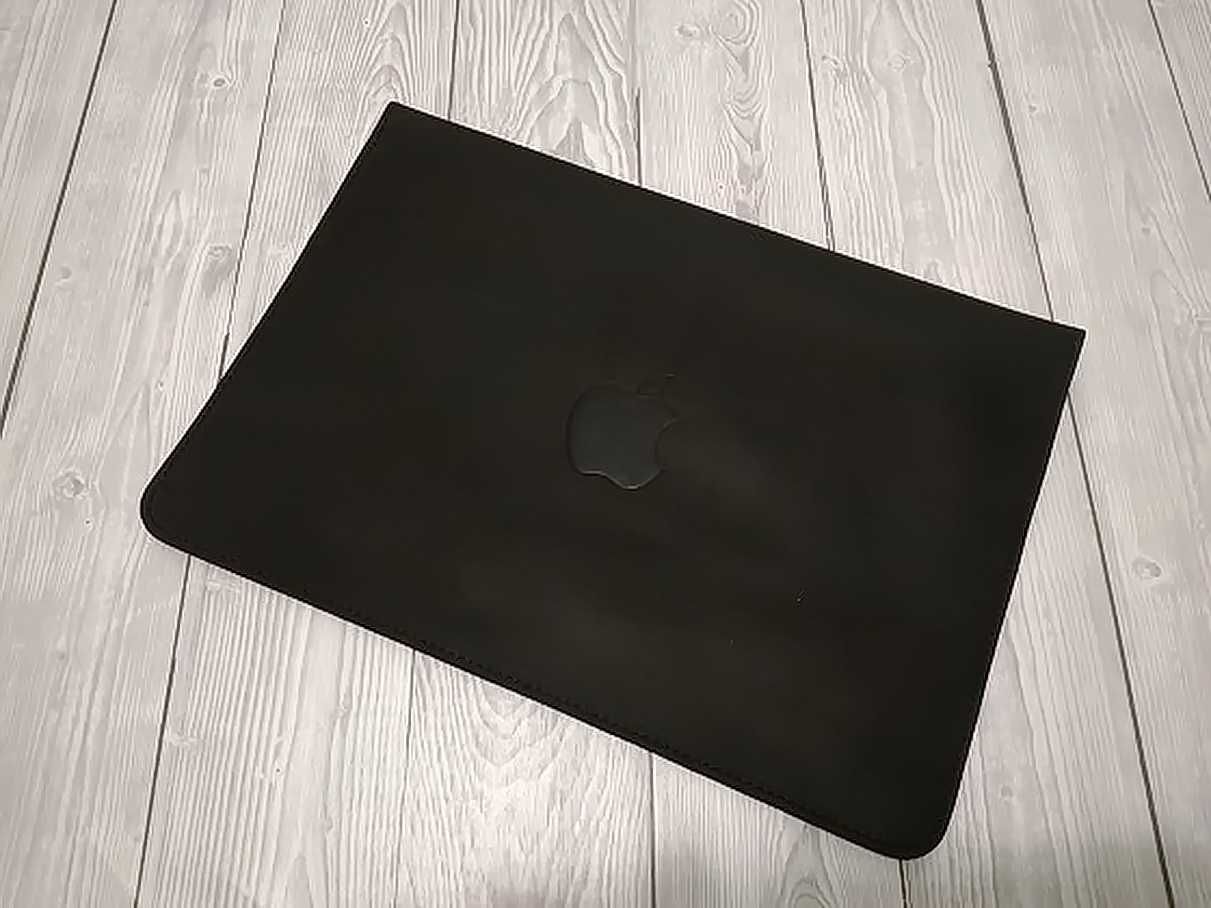 Чехол для MACBOOK AIR,PRO 13'' из черной натуральной кожа