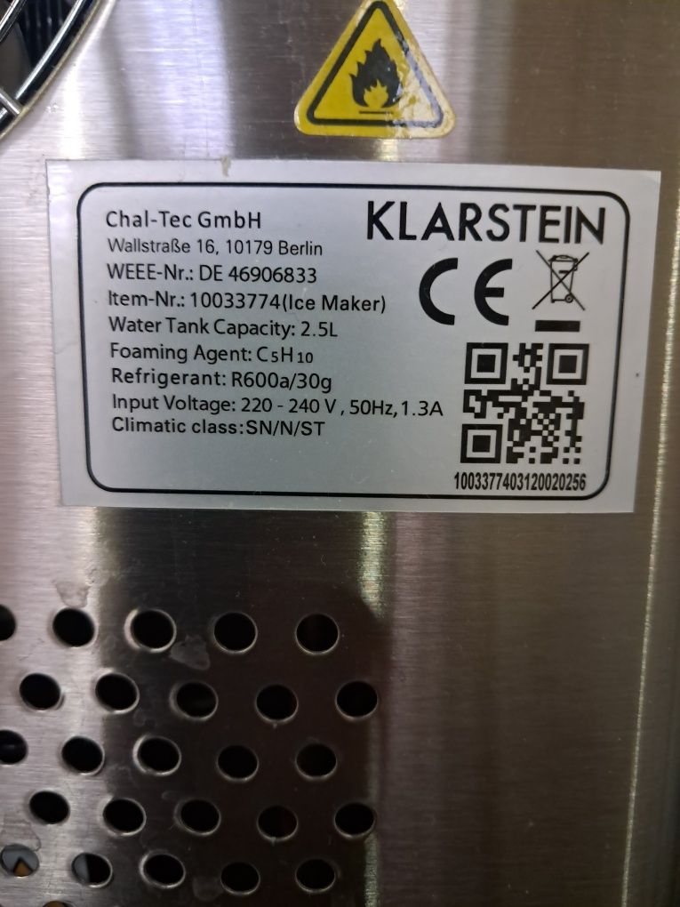 Ледогенератор Klarsten