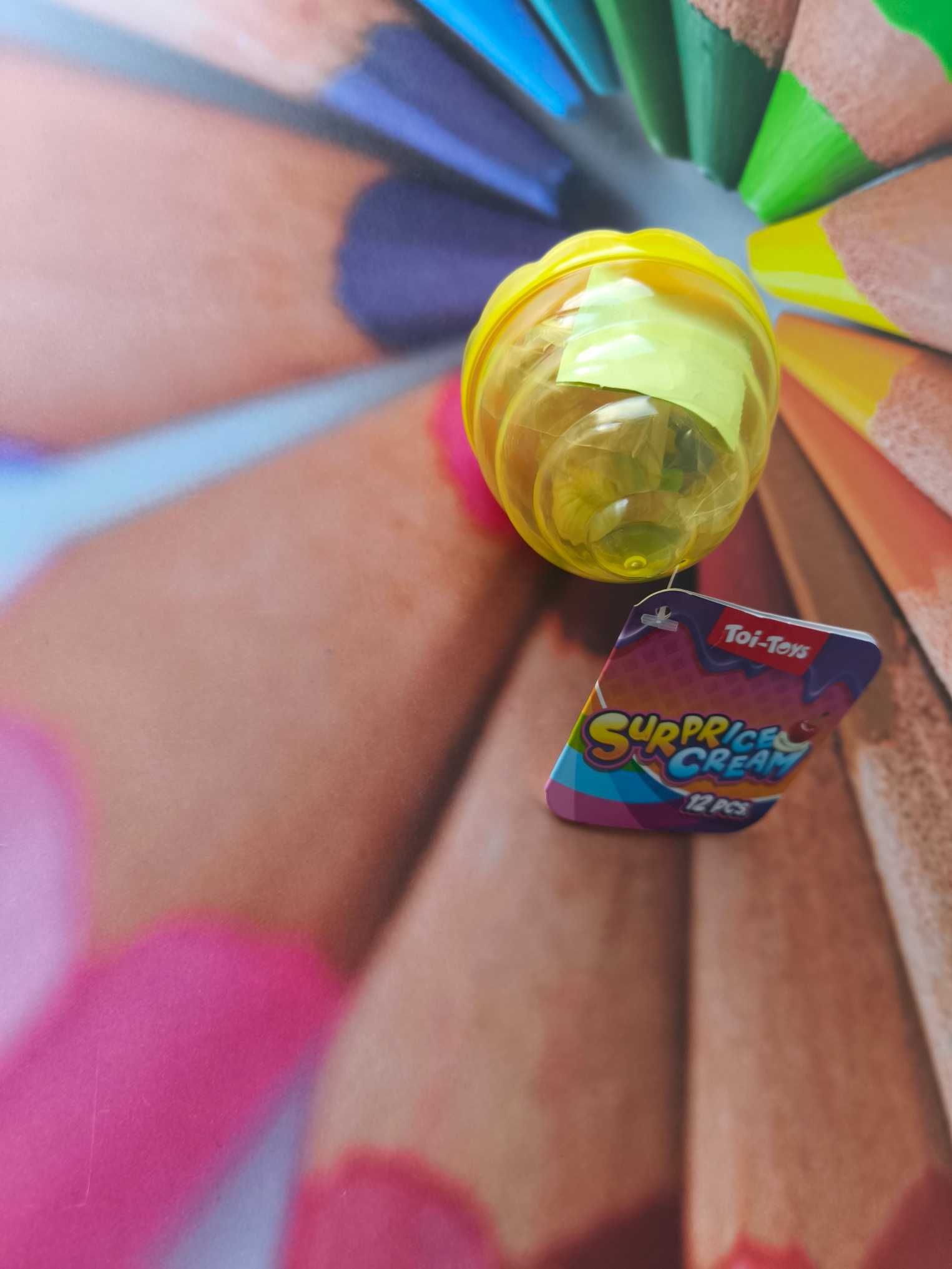 Lód zabawka laleczka w lodzie z akcesoriami żółty dla dziecka