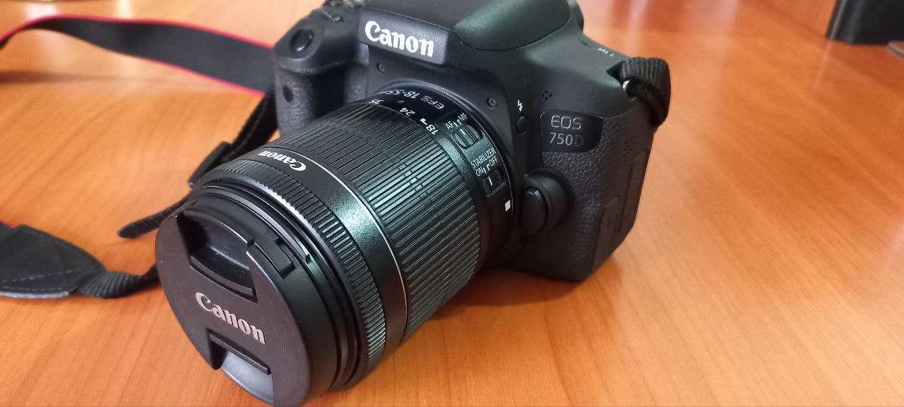 Canon 750D, объектив 18×55 со стабилизатором