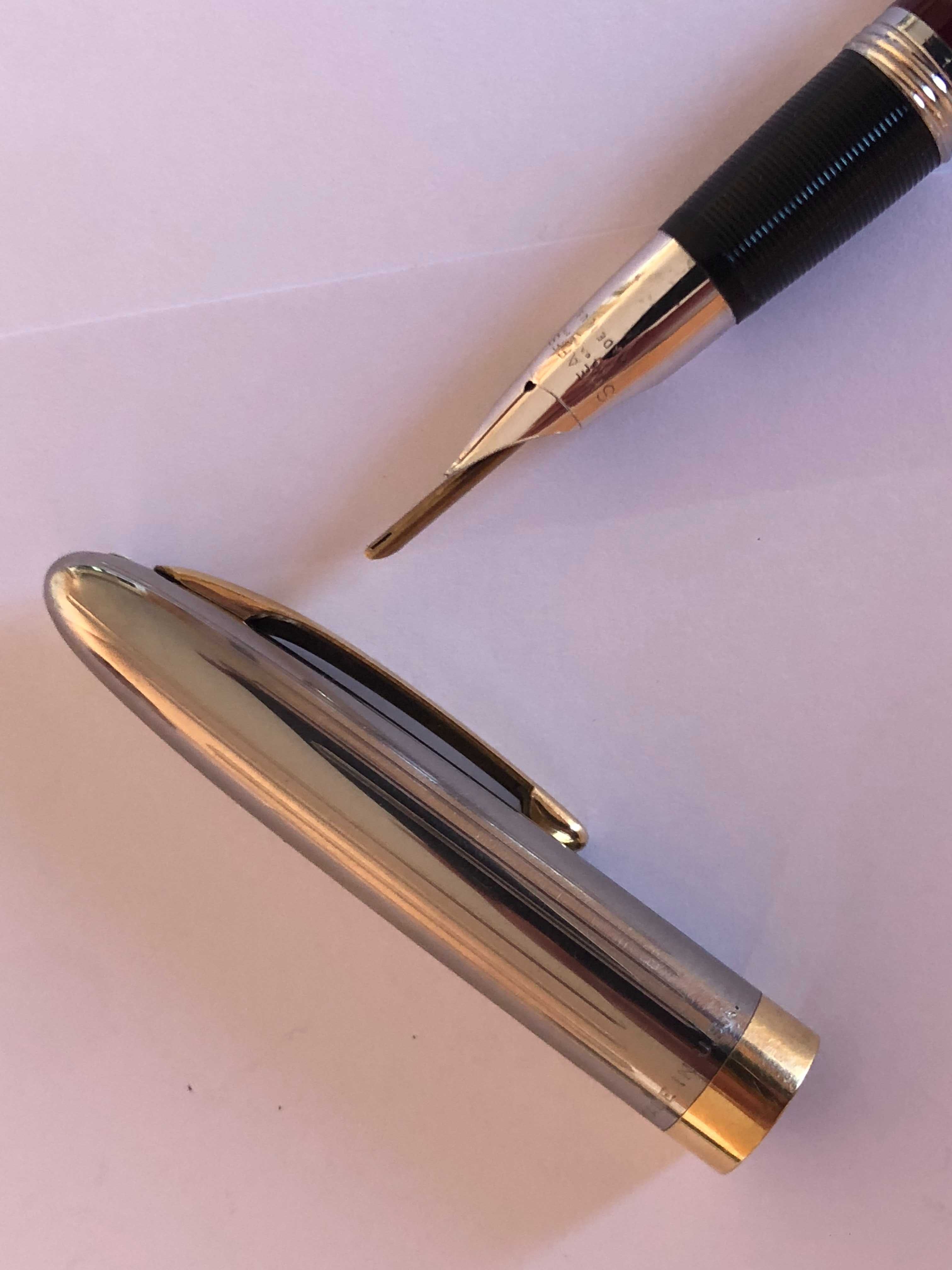Caneta Sheaffer Sentinel (Snorkell, década de 50)- Aparo F