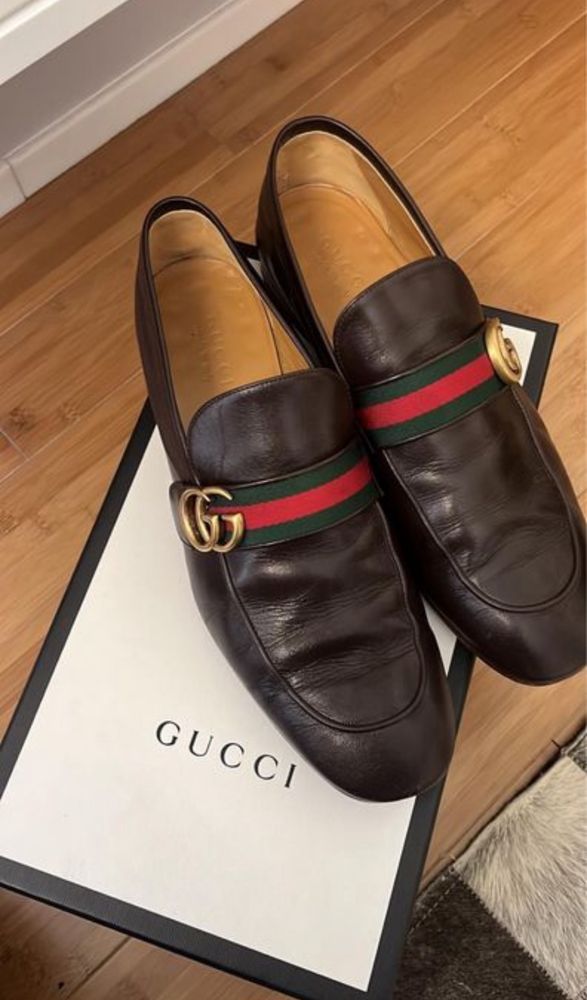 Sapatos Gucci pouco uso ORIGINAIS caixa com dustbag e fatura