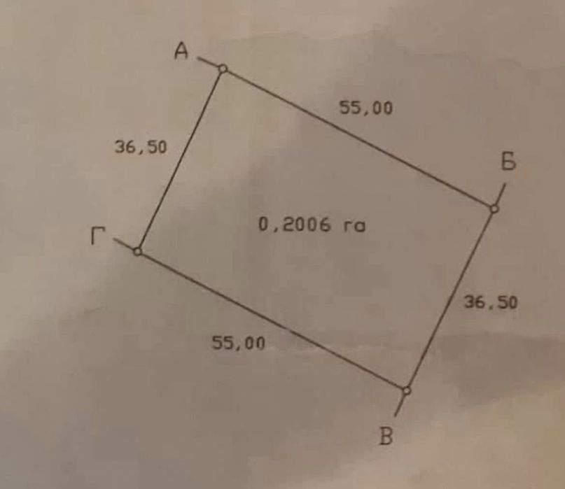 Продам земельну ділянку с. Забороль