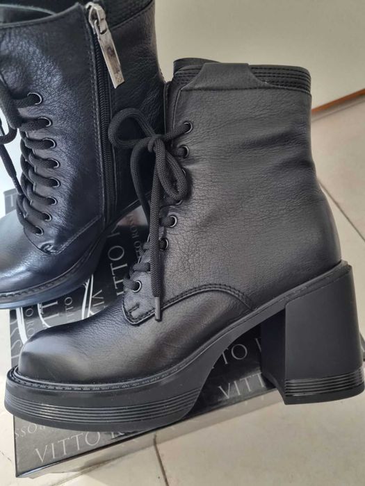Ботинки новые кожаные Vitto Rossi 38 p.