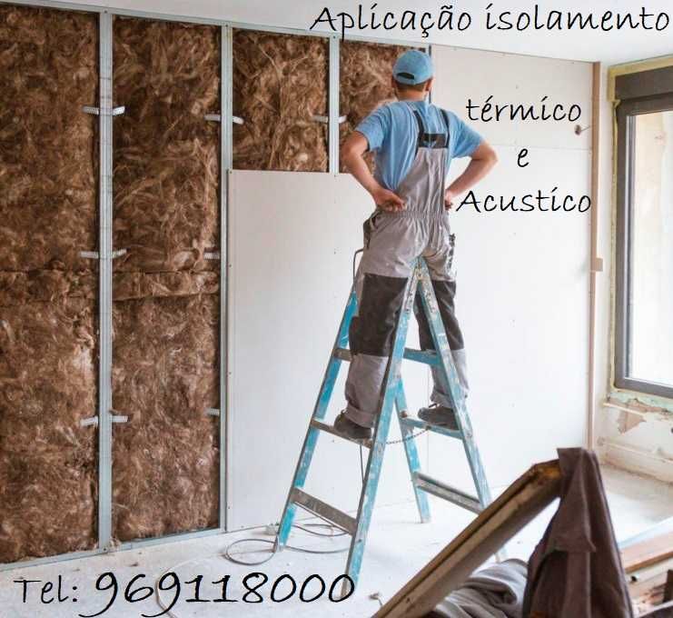 Isolamento térmico, Isolamento acústico - APLICAÇÃO