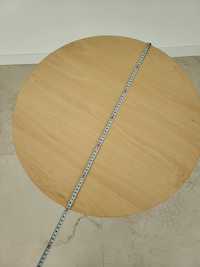 Stolik drewniano- metalowy-okrągły