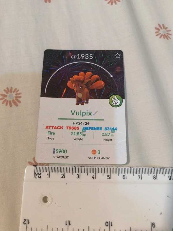 Cartas do pokemon go