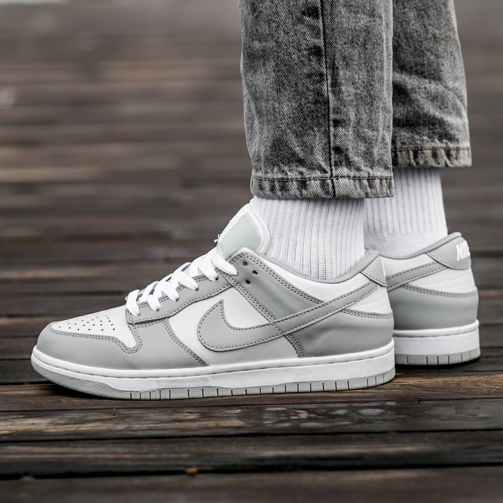 Кроссовки Nike SB Dunk White\Grey