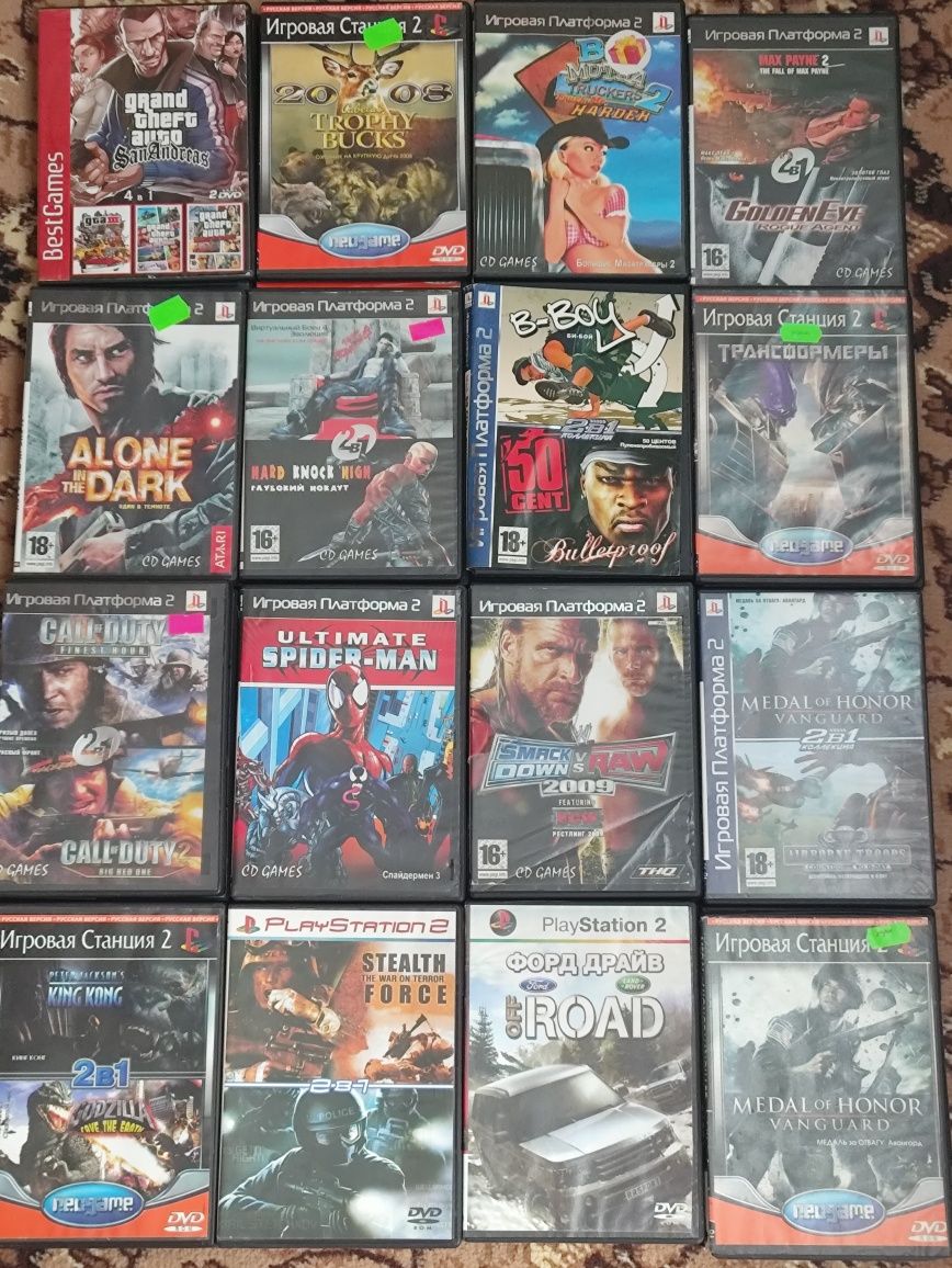 Диски для playstation 2