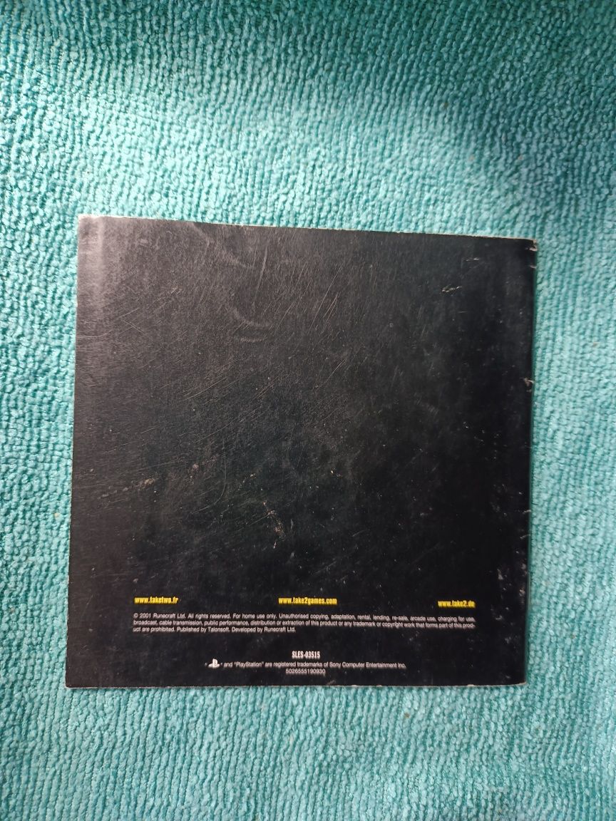 Ps1 Spec Ops covert Assault Psx psone Książeczka Manual
