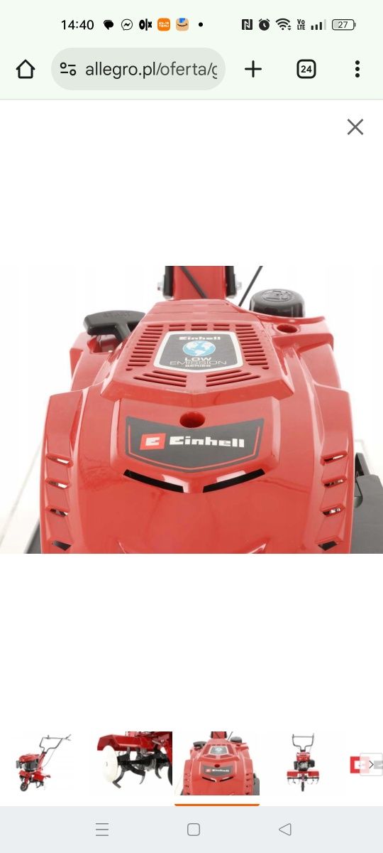 Okazja Glebogryzarka gleba spalinowa Einhell gc mt 2560ld