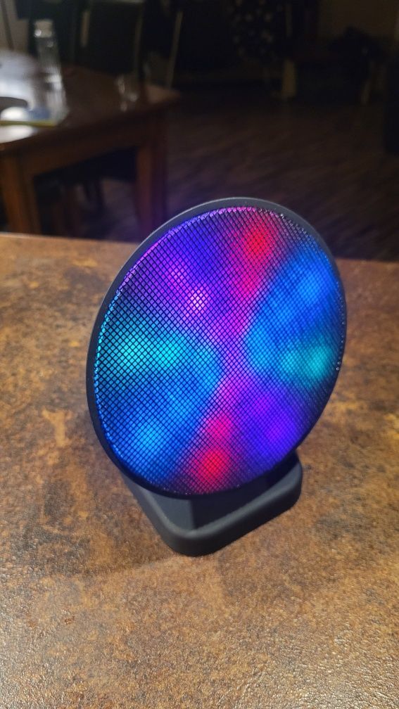 Głośnik Dunlop Bluetooth przenośny czarny z oświetleniem LED
