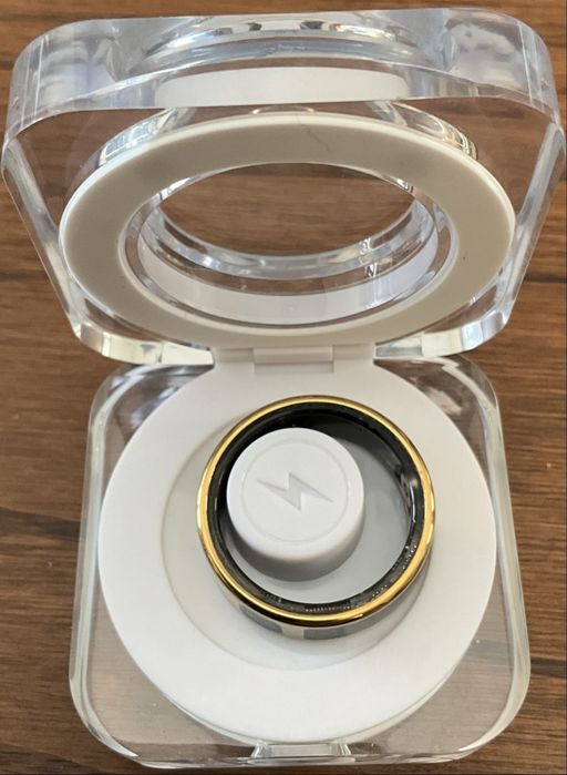 Smart Ring dourado Tamanho 12