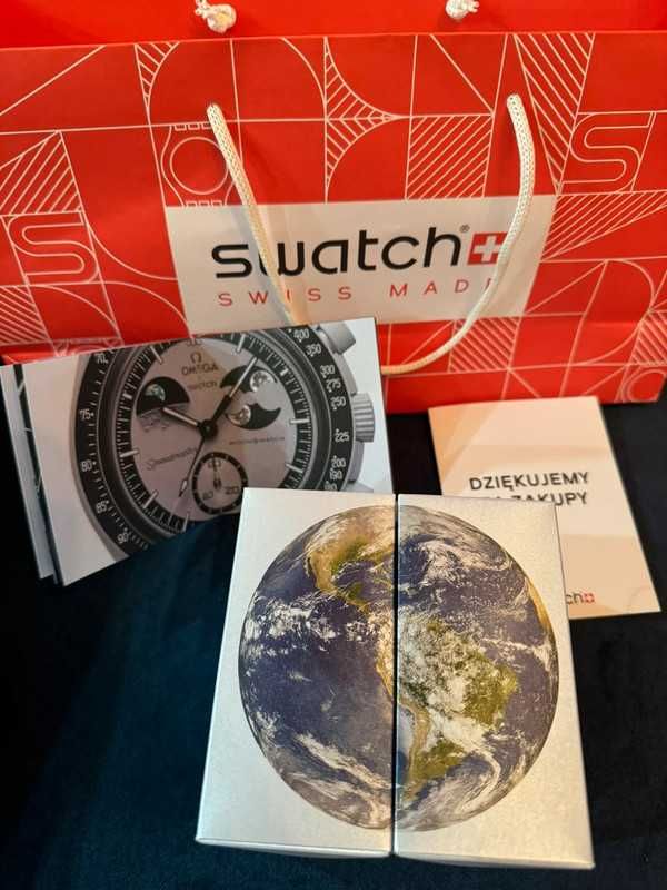 Swatch x Omega Bioceramic Moonswatch Mission To Earthphase
