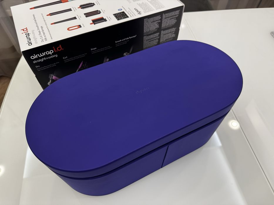 Стайлер Dyson Airwrap Ceramic Platina/Topaz для прямого і хвилястого