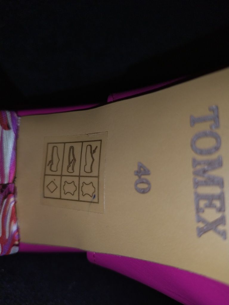 Jak nowe skórzane sandały Tomex