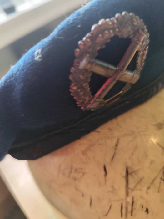 Beret wojskowy BW granatowy-altyleria.