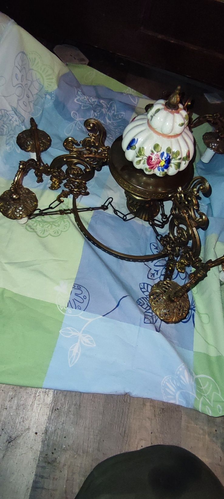 Żyrandol Mosiężny