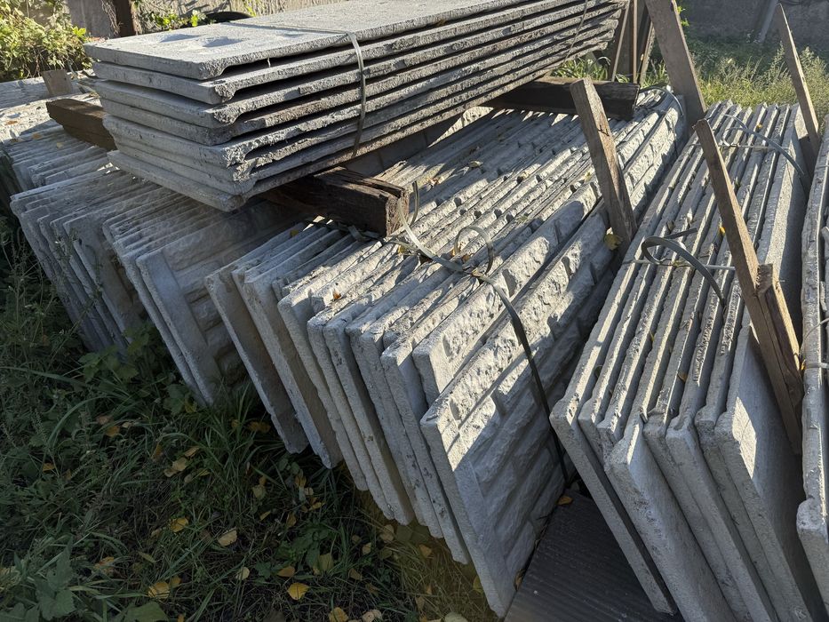 Бетонний забор єврозабор паркан