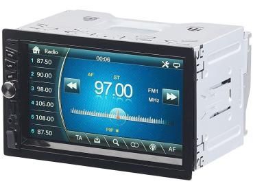 Radio samochodowe MP3 2-DIN Bluetooth głosnik mówiacy 4x45