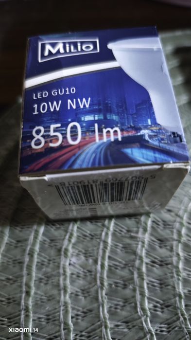 Żarówka LED GU10, 10W, 850 lmn