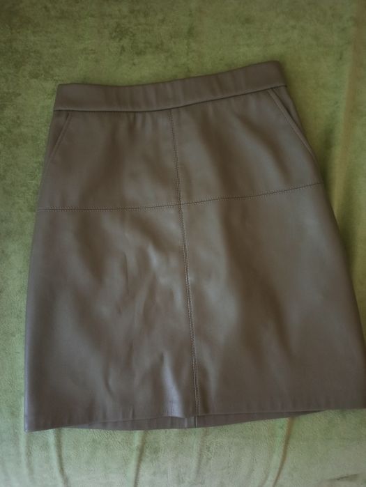 .Юбка з екошкіри