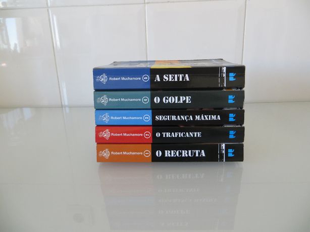 5 Livros Coleção CHERUB O Recruta, Robert Muchamore, Porto Editora