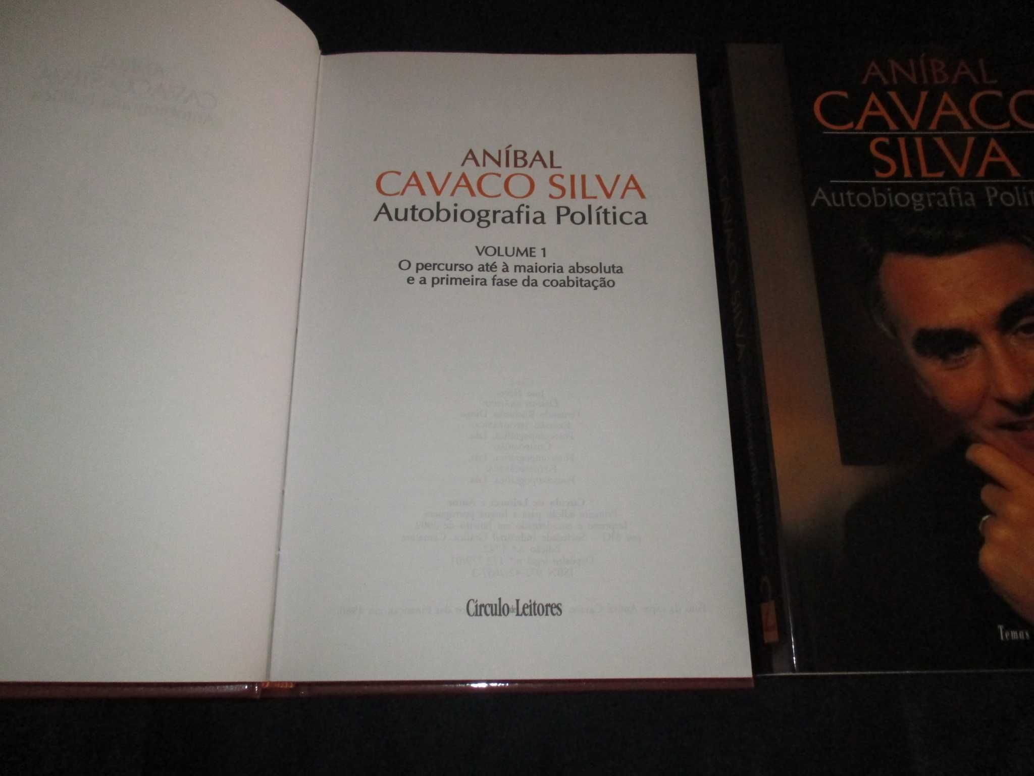 Livros Autobiografia Política I e II Aníbal Cavaco Silva