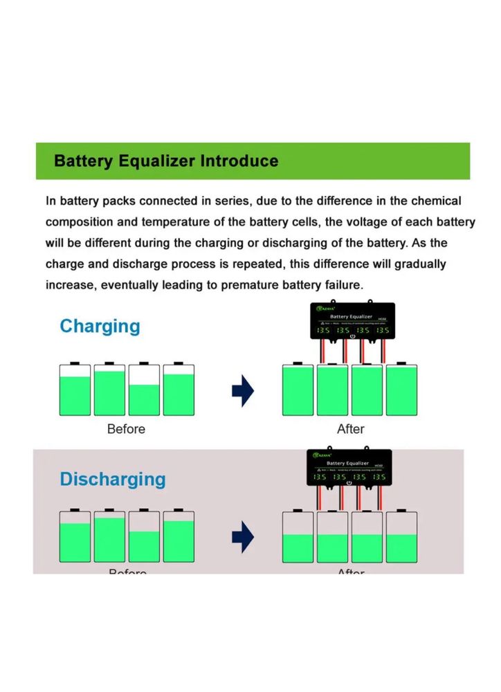 Балансир АКБ Battery Equalizer MAZAVA HC02 green on/off