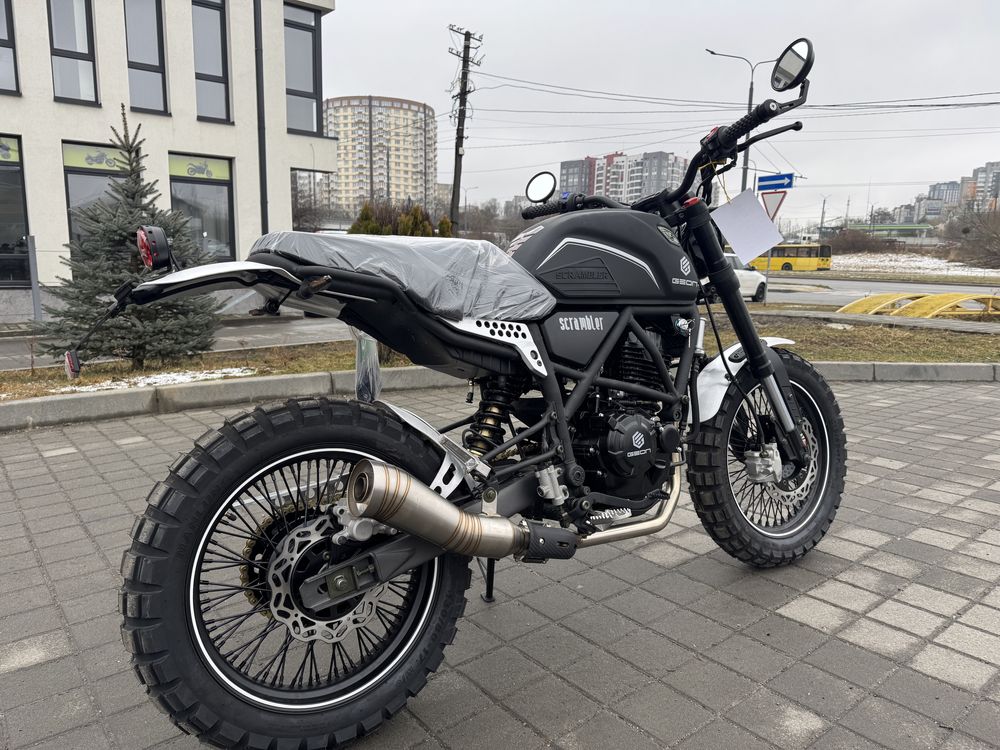 NEW Geon Scrambler 250 4V Matt Black 2025 Кредит/Доставка