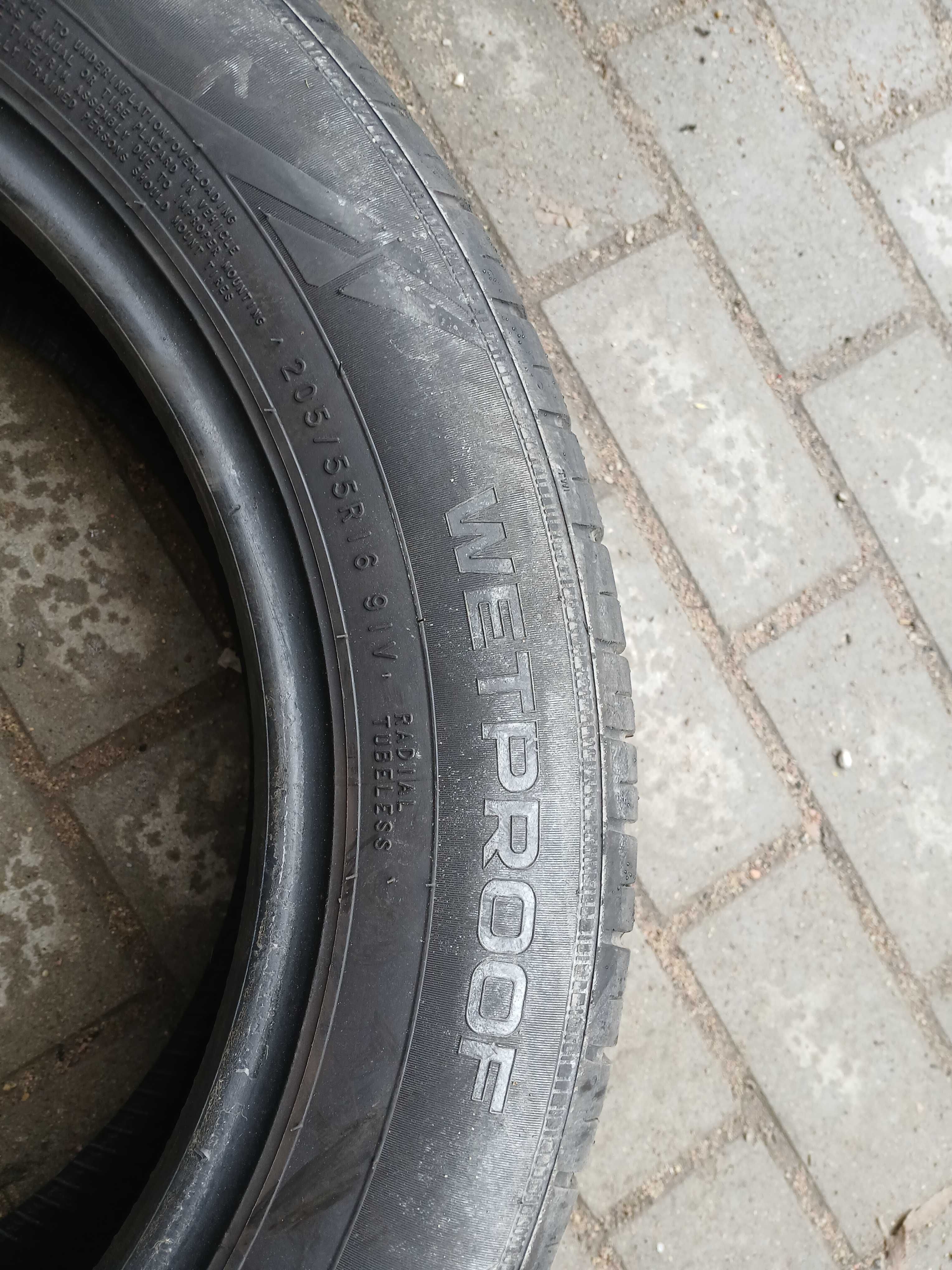 2x używane opony letnie 205/55 R16 Nokian 2021r Gwarancja Montaż