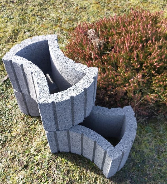 CUKIEREK Gazony Ogrodowe Gazon Donica Betonowa Ósemka NOWE PRODUCENT