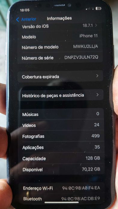 Iphone 11 128gb Como novo